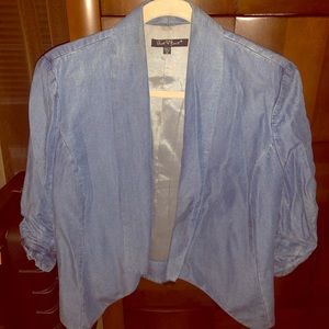 Denim blazer